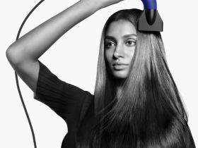 Фен Dyson Supersonic R Pro HD18 (Vinca Blue/Topaz Orange)