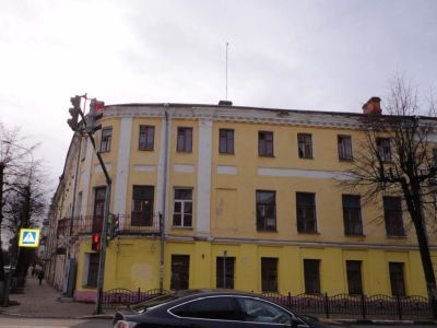 Дом, где в редакции издания "Вестник Ярославского земства" работал Л.Н.Трефолев (Дом доходный Кожина-Волковых-Ильина-Власьевых)