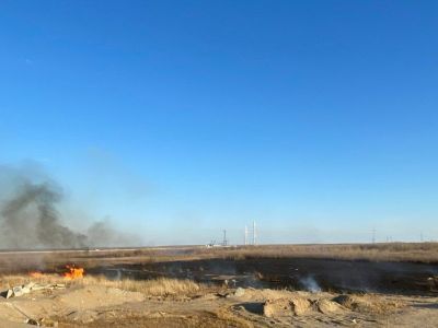 В Якутске потушили возгорание на Зеленом лугу