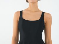 Платье с расклёшенной юбкой, Черный