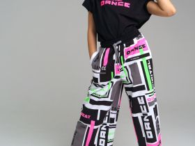 Брюки трикотажные для девочки (кюлоты)