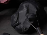 Пластилин скульптурный Малевичъ, мягкий, 500 г, черный