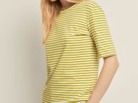 Футболка в полоску приталенного силуэта