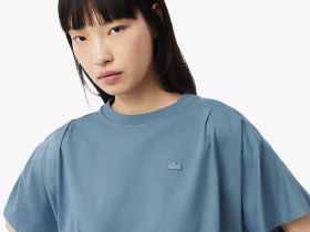 Женская футболка Lacoste из хлопка