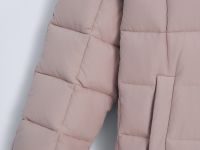 Пуховое пальто с капюшоном