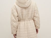 Пальто утепленное с капюшоном