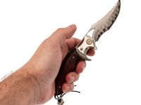 Складной нож Steelclaw Запад-01, сталь VG10/дамаск, рукоять палисандр