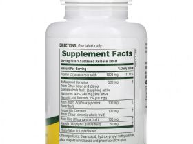 NaturesPlus, суперкомплекс с витамином C длительного высвобождения, 60 таблеток