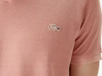 Мужское хлопковое поло Lacoste стандартного кроя