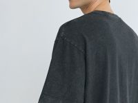 Базовая футболка с эффектом стирки, Серый