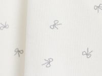 Трикотажное платье c принтом для девочек, Белый