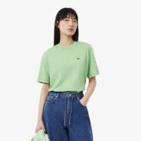 Женская футболка Lacoste свободного кроя из мягкого хлопка