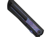 Складной нож Kizer Quoll, сталь S45VN, рукоять Titanium&Titanium Damascus