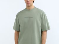 Футболка с принтом, Зеленый