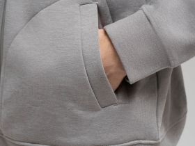 Толстовка прямого кроя из футера