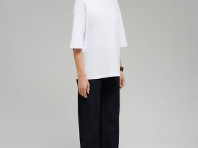 Футболка унисекс из хлопка оверсайз силуэта