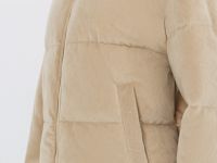 Утеплённая куртка из вельвета, Бежевый