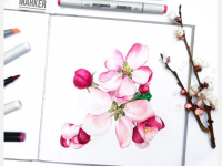 Набор маркеров Sketchmarker Brush 48 Oriental style- Восточный (48 маркеров в пластиковом кейсе)