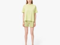 Женская хлопковая футболка Lacoste