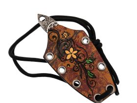 Нож Волчий Век Скелетная МикроМасичька Custom, сталь 95x18, коричневая