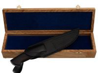 Шкатулка для ножа дуб, бесцветное масло