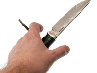 Охотничий нож Тигр-2, сталь PGK, рукоять микарта