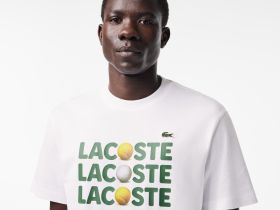 Мужская футболка Lacoste стандартного кроя
