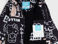 Куртка текстильная с полиуретановым покрытием для девочек (ветровка)