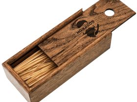 Подарочная коробка для  складных ножей, дуб
