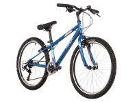 Подростковый велосипед Novatrack Racer 24, год 2023, цвет Синий, ростовка 14
