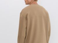 Свитшот с принтом, Бежевый