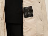 Пуховик с воротником-стойкой