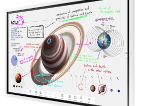 Монитор Samsung Flip Pro WM55B светло-серый