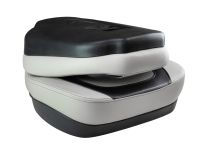 Кресло складное мягкое FISH PRO II с высокой спинкой (черный/серый)