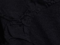 Джемпер с эффектом жатости, Черный