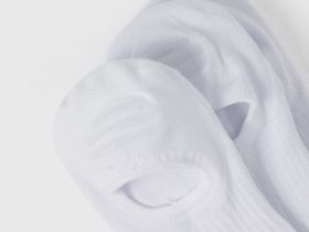 Подследники в рубчик, 3 пары, Белый