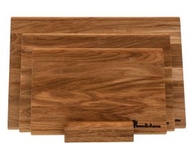 Комплект из 3-х разделочных досок Woodinhome CB001ONKIT3, дуб