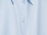 Рубашка из хлопка, Голубой