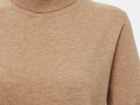 Джемпер с коротким рукавом и воротником-стойкой