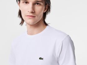 Мужская футболка Lacoste приталенного кроя