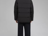 Утепленная куртка с воротником-стойкой