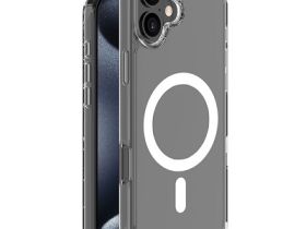 Чехол-накладка Kzdoo Mag Guardian Magsafe для iPhone 16 Plus силиконовый (прозрачный)