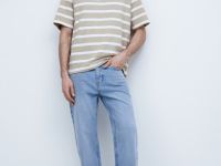 Прямые джинсы, Голубой