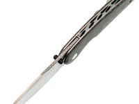 Складной нож Kizer Meteora, сталь Nitro-V, рукоять микарта, черный