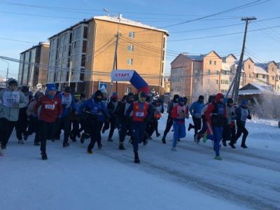В Покровске состоялся зимний забег памяти Николая Платонова