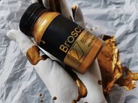 Краска декоративная Brosco 100 мл Золотисто-зелёный