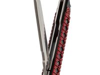 Нож Mr.Blade Hokku D2 SW G10 black red складной с чехлом