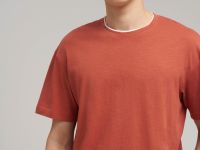 Футболка свободного кроя из джерси