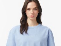 Женская хлопковая футболка Lacoste