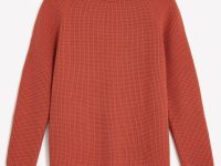 Джемпер с рукавом реглан и округлой горловиной